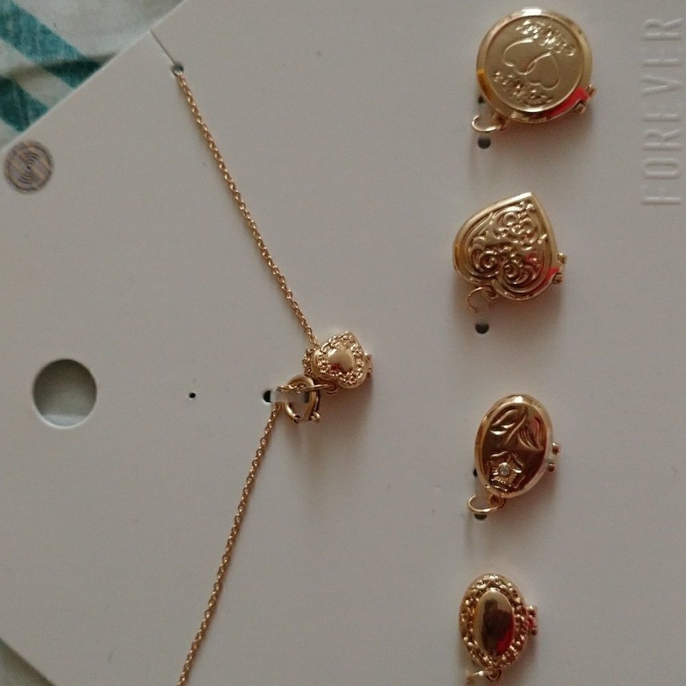 One Magnet Locket charm necklace